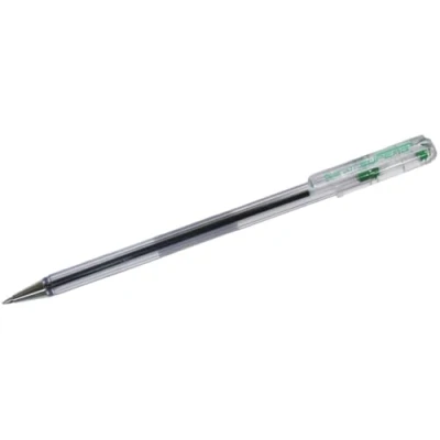 Imagen de Pentel Excelente Bolígrafo Medio 1.0mm Falso Pulgar 0.5mm Line Negro Verde, Pack of 12