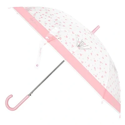Imagen de Pepe Jeans Evelin Paraguas Rosa Poliéster con bastón de aluminio