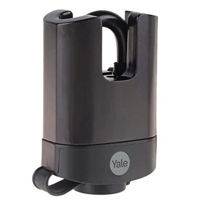 Imagen de Yale Y221B/52/125/1 Candado de Alta Seguridad Resistente A la Intemperie Negro 52 mm Y221B