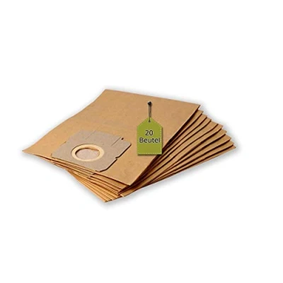 Imagen de 20 bolsas para aspiradora Moulinex 1600 Booster Vectral 2 capas de papel bolsa el polvo microfibras® (similar a original tipo: W 56), basura