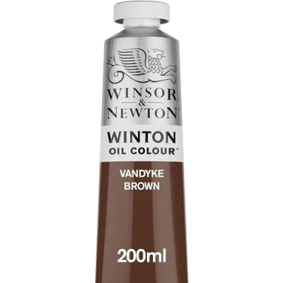 Imagen de Winsor &amp; Newton Winton Tubo de Pintura al Óleo, 200 ML, Marrón (Marrón Van Dyck)