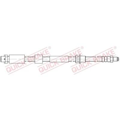 Imagen de QUICK BRAKE 32.838 Latiguillos de Freno 590 M10x1 BMW: 1 Hatchback, 3 GT