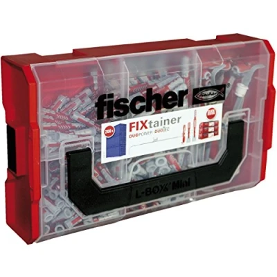 Imagen de fischer caja de tacos, Rojo Y Gris, 200 uds