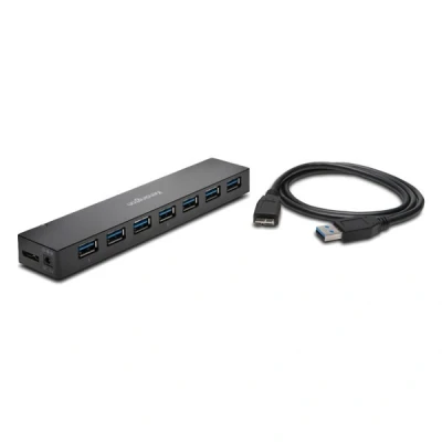 Imagen de Kensington Hub con 7 puertos USB 3.0, Velocidad de transferencia hasta 5 Gb/s, Compatible HP, Dell, Windows y Mac