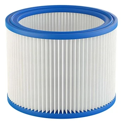 Imagen de vhbw Filtro redondo, plisado para aspirador, robot compatible con Nilfisk Attix 30 01 PC, 01, 11 21 350 360 11, 21, 791 EC