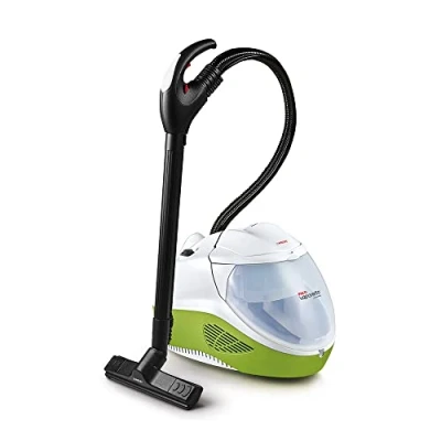 Imagen de Polti Vaporetto Lecoaspira FAV80 Turbo Intelligence, Limpiador a Vapor y Aspirador con Filtro de Agua, Función Eco, Presión Máxima 6 Bar, Potencia 2450 W, 15 Accesorios Incluidos, Blanco Verde
