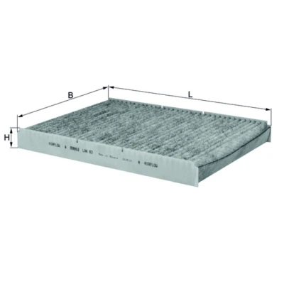 Imagen de Filtro para aire interior Mahle Knecht LAK 63