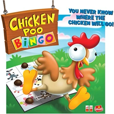 Imagen de Chicken Poo Bingo: ¡Nunca Sabes dónde irá el Pollo! Juegos para niños 2 4 Jugadores A Partir de años