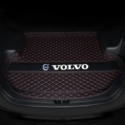 Imagen de YYTERI Estera del Maletero Coche, para Volvo XC40 2018 2023 Protector Cubre Maletero,Cuero Duradero AntiarañAzos Impermeable Alfombra,B