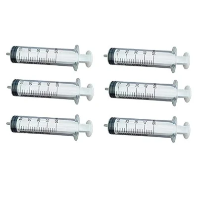 Imagen de PintoMed Pack Jeringa Desechable Esteril 3 Partes 6 x 50 ml Luer Slip Paquete de unidades