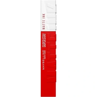 Imagen de Maybelline New York, SuperStay Matte Ink, Pintalabios Mate de Larga Duración, Tono 118 Dancer, Rojo