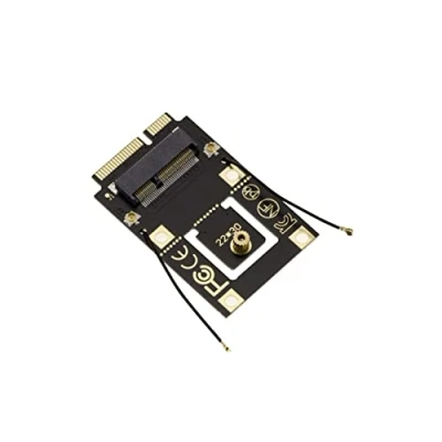 Imagen de Kalea INFORMATIQUE M2 E a Adaptador de Llave miniPCIe para Montar una Tarjeta M.2 2230 WiFi Bluetooth en Ranura Mini PCIe.