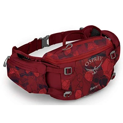 Imagen de Osprey Savu 5 Mochila multideporte Unisex, Rojo (Claret Red), Talla O/S