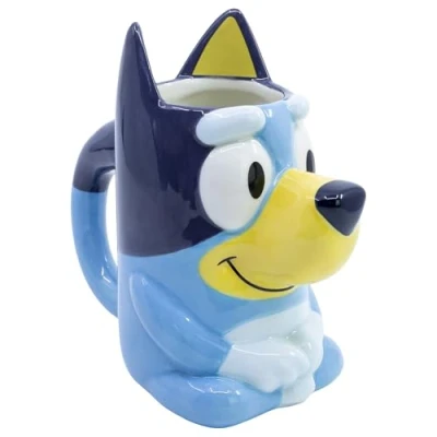 Imagen de Taza de cerámica con forma en 3D 190 ml Bluey caja regalo