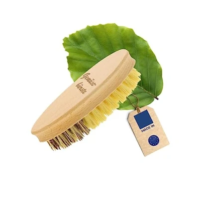 Imagen de Hofmeister® Cepillo para Verduras 13,5 cm Madera cerdas Naturales 2 Grados de dureza: Unión Genuina y Fibra, Patatas, Zanahorias Verduras, Made in EU