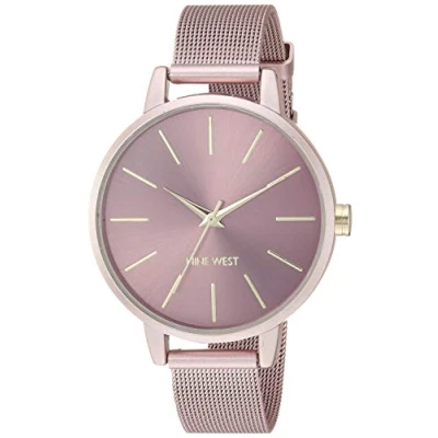 Imagen de Nine West Reloj de Pulsera Malla para Mujer, NW/2280PKPK
