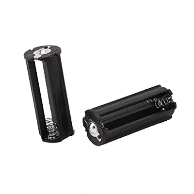 Imagen de Ghulumn 2 unidades negro titular de la batería para 3 x 1,5 V pilas AAA linterna antorcha