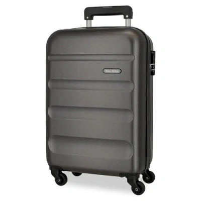 Imagen de Roll Road Flex Maleta de Cabina Gris 35x55x20 cms Equipaje Mano Air Europa Rígida ABS Cierre combinación Lateral 33L 2,78 kgs 4 Ruedas Dobles