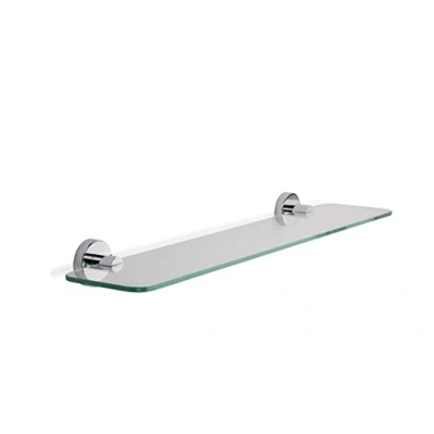 Imagen de Croydex Flexi Fix Metra Estante de Cristal, Cromado