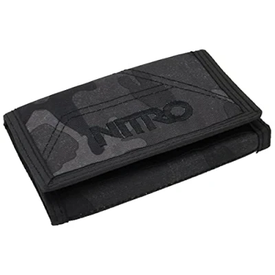 Imagen de Nitro Wallet, Geldbörse, Portemonnaie, Münzbörse Geldbeutel, Accesorio de Viaje Billetera Talla única, Camo Forjado, 10x14x1