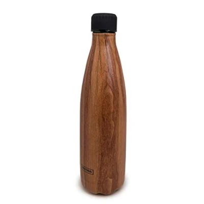 Imagen de Nerthus FIH 598 Termo Doble Pared para frios y Calientes Diseño Marmol de Acero Inoxidable 750 ml Libre BPA, Tapon Hermético, 18/8