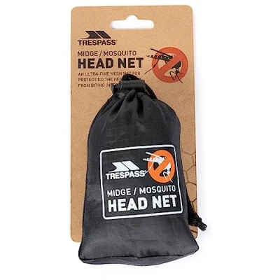 Imagen de Trespass Mosquitera para Cabeza, Color Negro