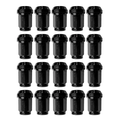Imagen de OMP SPEED Set Tuercas Desplazantes para Llantas PCD DIN 10.9, Ajustables M12 x 1.50, Llave 17/19 L: 33, color Negro