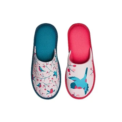 Imagen de Dedoles Pantuflas Unisex Hombre Mujer y Niños Espuma viscoelástica muchos diseños divertidos Unicornio Gatos Aguacates Planetas Salchicha Regalo, Color: Pájaros serbales, 36 37 EU