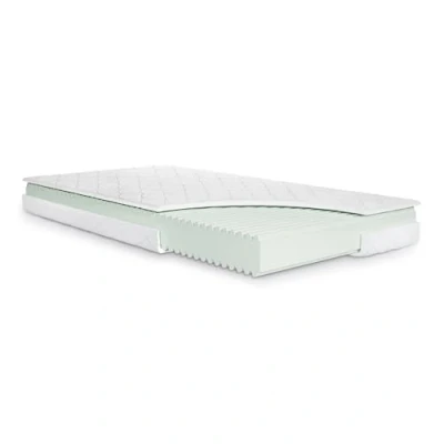 Imagen de Julius Zöllner Colchón Juvenil Soft Junior, Espuma de Confort Premium con Perfil Ondulado, Certificado Öko Tex Standard 100, Fabricado en Alemania, tamaño 140 x 200 cm