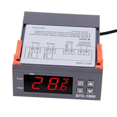 Imagen de DollaTek Digital STC 1000 220V Termostato Controlador de Temperatura Uso múltiple con Sensor