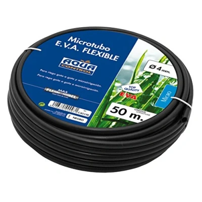 Imagen de Aqua Control C4019E Rollo de 50m micro tubo 4mm para riego por goteo.