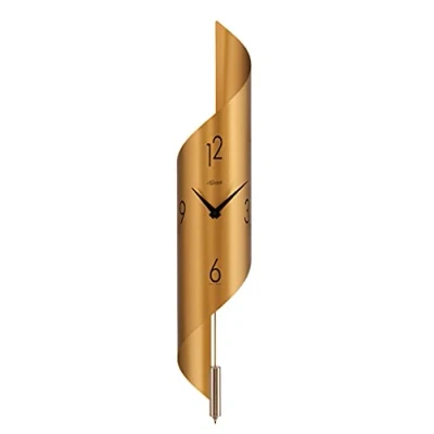 Imagen de Hermle 70944 X62200 Savanna II Reloj de Pared Moderno (Cuarzo y Oro, 67 x 15 16 cm)