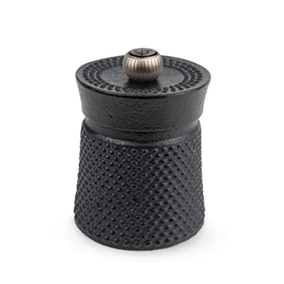 Imagen de Peugeot Bali Fonte 35402 Molinillo de pimienta manual (ajuste grado molido, altura: 8 cm, hierro fundido), color negro