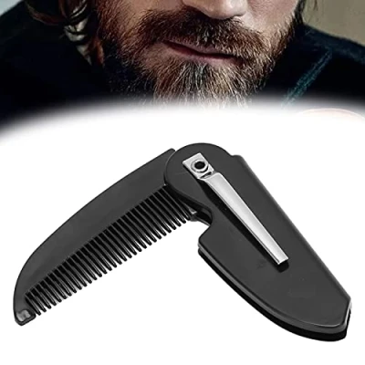 Imagen de Peine De Bolsillo Plegable, Plegable Para Hombres, Estilo Barba Bigote, Plástico Viajes, La Vida Diaria