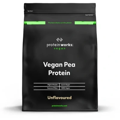 Imagen de THE PROTEIN WORKS Suplemento Dietético Proteína de Guisante 80, Sin sabor, 500 g