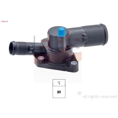Imagen de EPS 1.880.192 Termostato, refrigerante 89 Made in Italy OE Equivalent con junta RENAULT: CLIO 2, Kangoo I, I Express, DACIA: SANDERO 2
