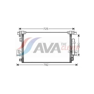 Imagen de PRASCO MT5210D Condensador con secador 13,0 8,5 Aluminio 635 MITSUBISHI: Outlander 2 SUV, ASX Lancer 8
