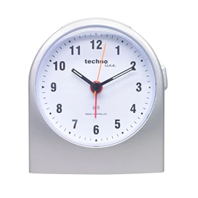 Imagen de Technoline WT 753, Radio Despertador, Reloj, Plata, Alarma, función de repetición, 95 x 52 110 mm