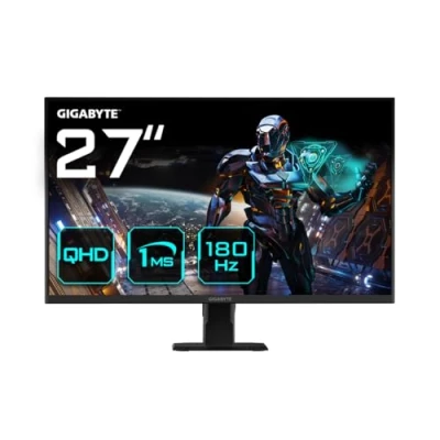 Imagen de Gigabyte GS27QA 27&quot; Monitor de Juego QHD 2560 x 1440, 180Hz, 1ms, 300 CD/m², FreeSync, HDR Ready, HDMI 2.0, Displayport 1.4