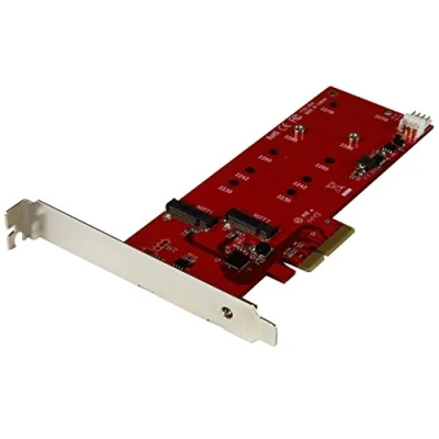 Imagen de Startech.com Tarjeta Controladora M.2 Pci Express Para 2 Ssd