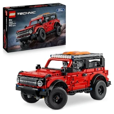 Imagen de LEGO Technic Furgoneta Ford Bronco Coche Todoterreno SUV de Juguete Kit Maqueta con Puertas Que se Abren, Motor V6, Suspensión y Dirección Regalo para Niños 9+ Años 42213