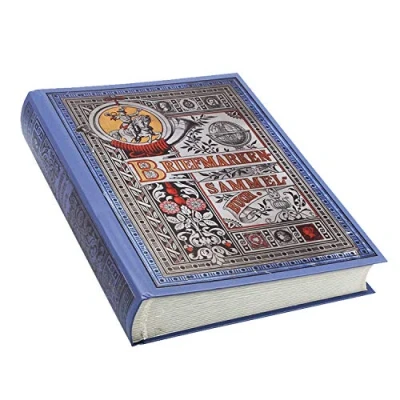 Imagen de Álbum de sellos SAFE con 60 páginas en blanco y 10 tiras papel cristal cada una álbum insertables formato grande 230 x 305 mm motivos nostálgicos la portada para su colección