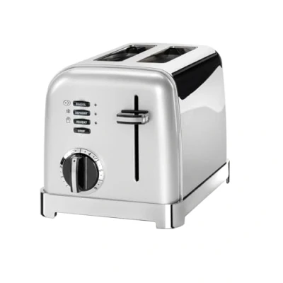 Imagen de Cuisinart Tostadora de 2 rebanadas Ranuras anchas, ideal para pan grueso y rosquillas 6 niveles tostado más descongelación Palanca elevación alta Hervidor a juego disponible Perla