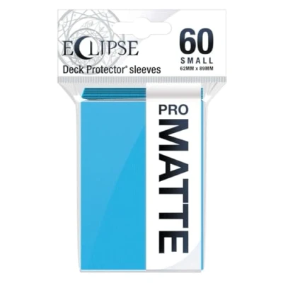 Imagen de Ultra Pro Eclipse Matte Small Sleeves 60 Pack Azul cielo