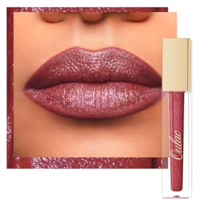 Imagen de Oulac Pintalabios Mate Líquido Larga Duración Labios, Muy Pigmentadas, Cobertura Total Barra de Fórmula Cremosa, Sin Transferencia,Con Aceite Rosa, MS07