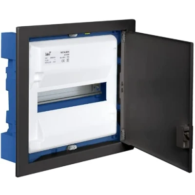 Imagen de Cuadro electrico empotrable tabique hueco 14 Modulos Solera Metalbox MP14NGHGWpuerta metalica