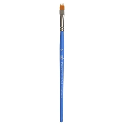 Imagen de Princeton Art &amp; Brush Select Sintético Mango Corto Lengua Gato Peine Pulg, Marrón, Filbert Grainer 1/4&quot;