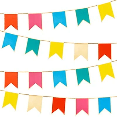 Imagen de Talking Tables 3 metros decoraciones de fiesta navidad temporada festiva Guirnalda (RAIN BUNTING), color, Länge: m
