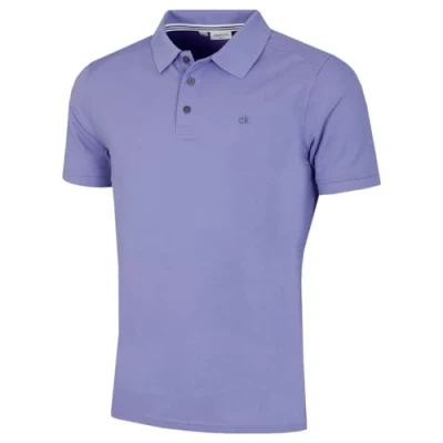 Imagen de Calvin Klein Polo de Golf con Cuello Acanalado Campus Lila XXXXL