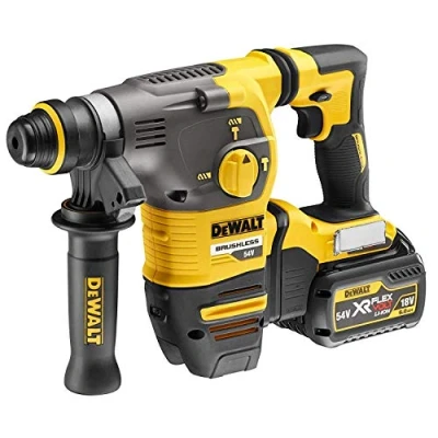 Imagen de DeWalt DCH323T2 QW Martillo electroneumático sin escobillas XR Flexvolt 54V SDS Plus (2,8 J, 3 modos, con 2 baterías 54V/18V Li Ion 6, 0 Ah y maletín TSTAK VI)